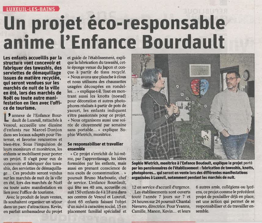L'Est Républicain du 27 mars 2023 - Luxeuil Les Bains Image